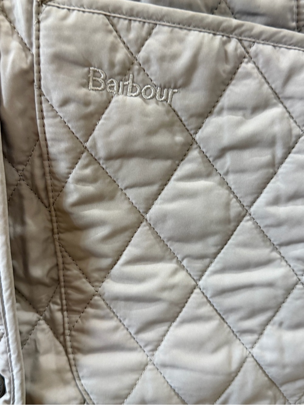 Barbour Summer Tartan Women’s Quilted Jacket US 4 UK 8 Corduroy Collar - Picture 6 of 10